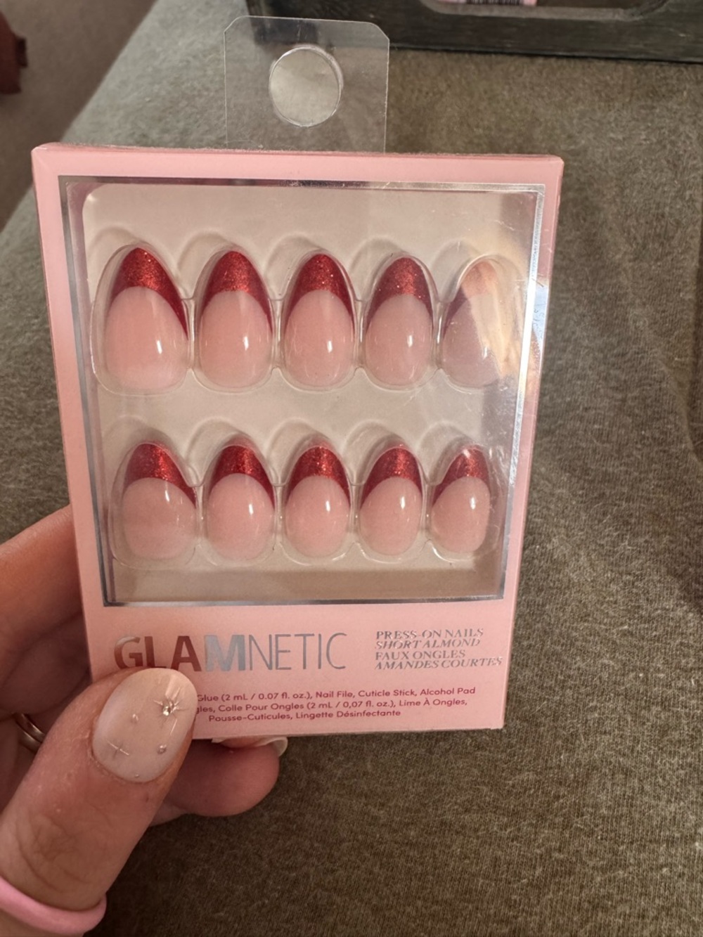 Glamnetic red affair press on nails